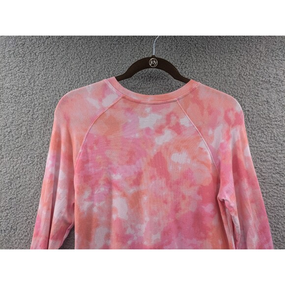 Athleta Mindset Positive Latitude Pink Tie Dye Sweatshirt Women's Small - Picture 7 of 9